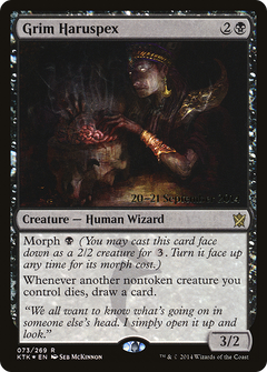 Grim Haruspex [Khans of Tarkir Prerelease Promos]-1