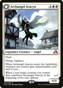 Archangel Avacyn // Avacyn, the Purifier [Shadows over Innistrad Prerelease Promos]-4