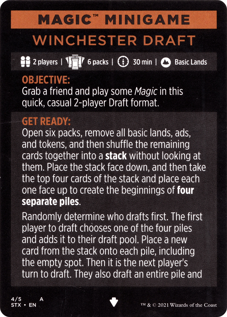 Winchester Draft // Winchester Draft (cont'd) (MSTX-004) - Strixhaven: School of Mages Minigames Foil-3