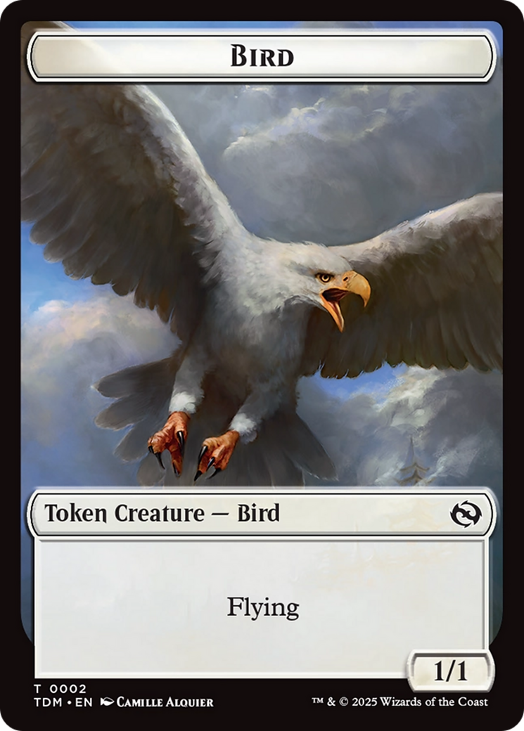 Thopter // Bird Double-Sided Token [Tarkir: Dragonstorm Commander Tokens]-2