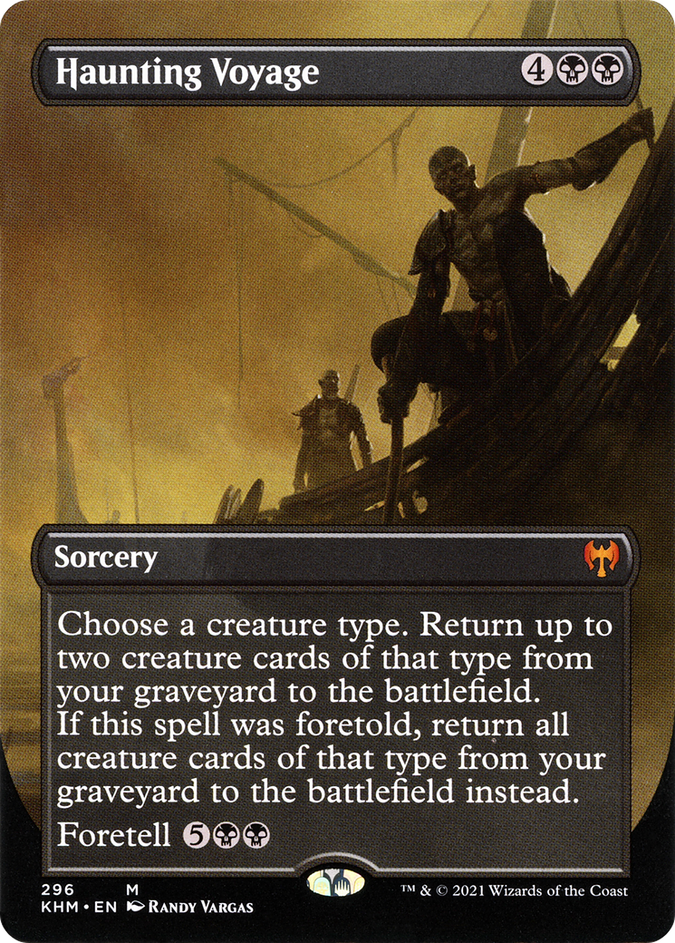 Haunting Voyage (Borderless Alternate Art) [Kaldheim]-1