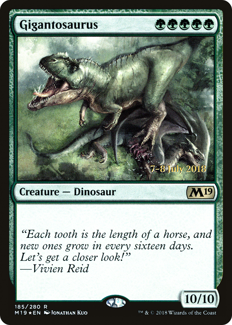 Gigantosaurus [Core Set 2019 Prerelease Promos]-1