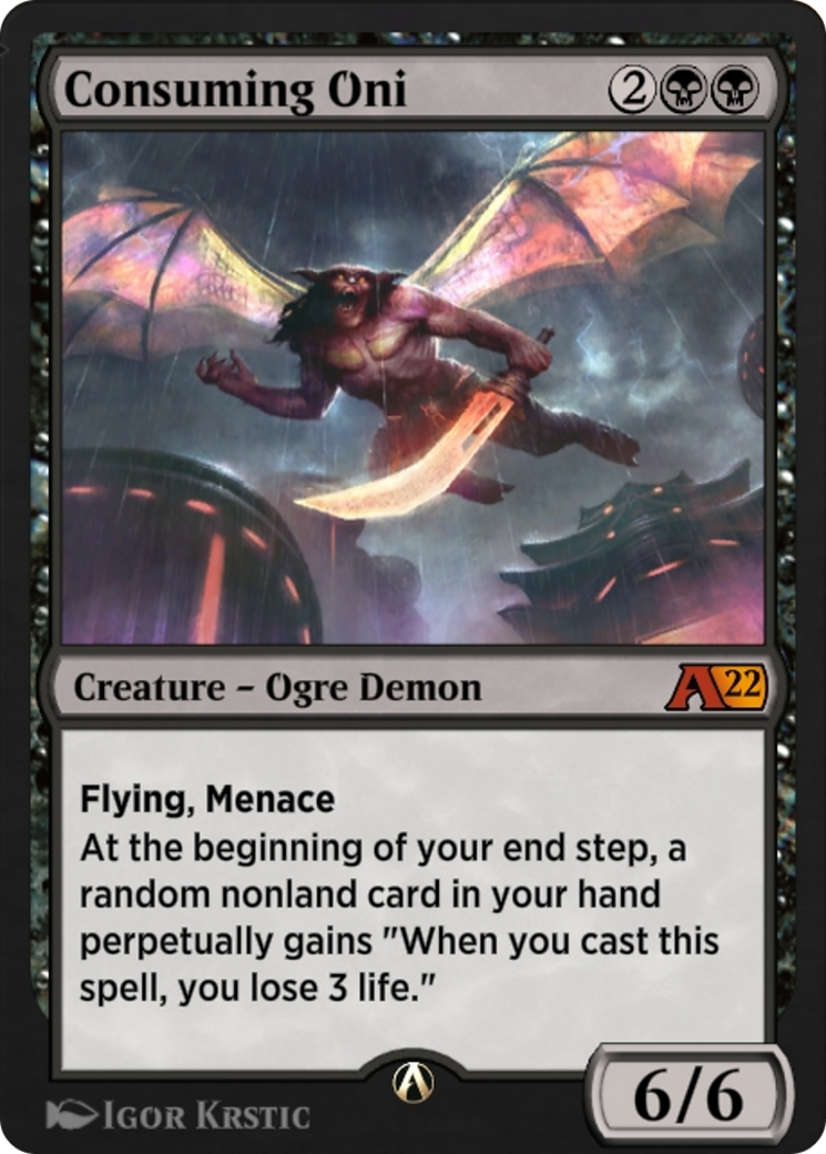 Consuming Oni (YNEO-017) - Alchemy: Kamigawa-1