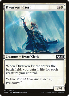 Dwarven Priest [Core Set 2019]-1