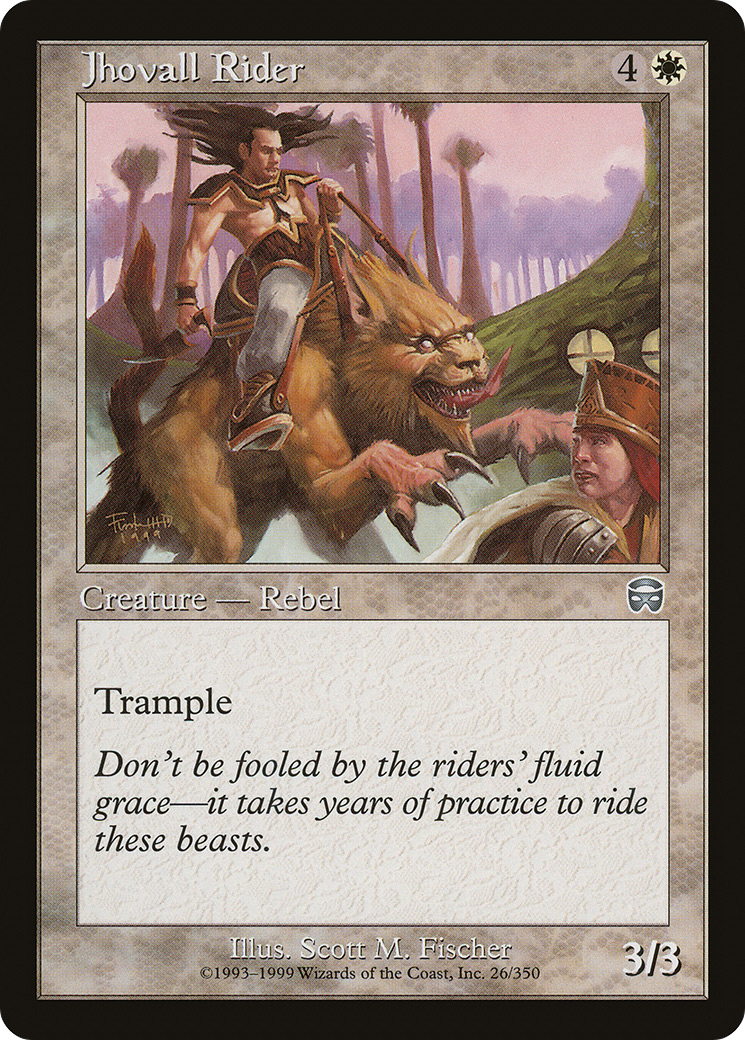 Jhovall Rider [Mercadian Masques]-1