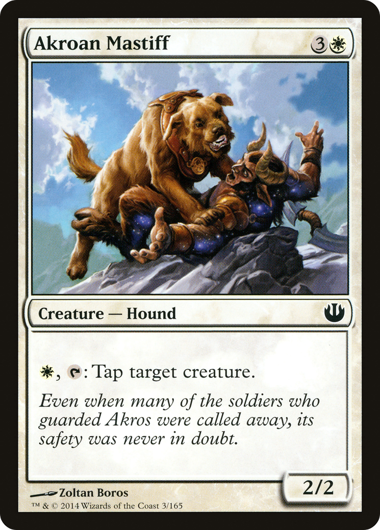 Akroan Mastiff [Journey into Nyx]-1