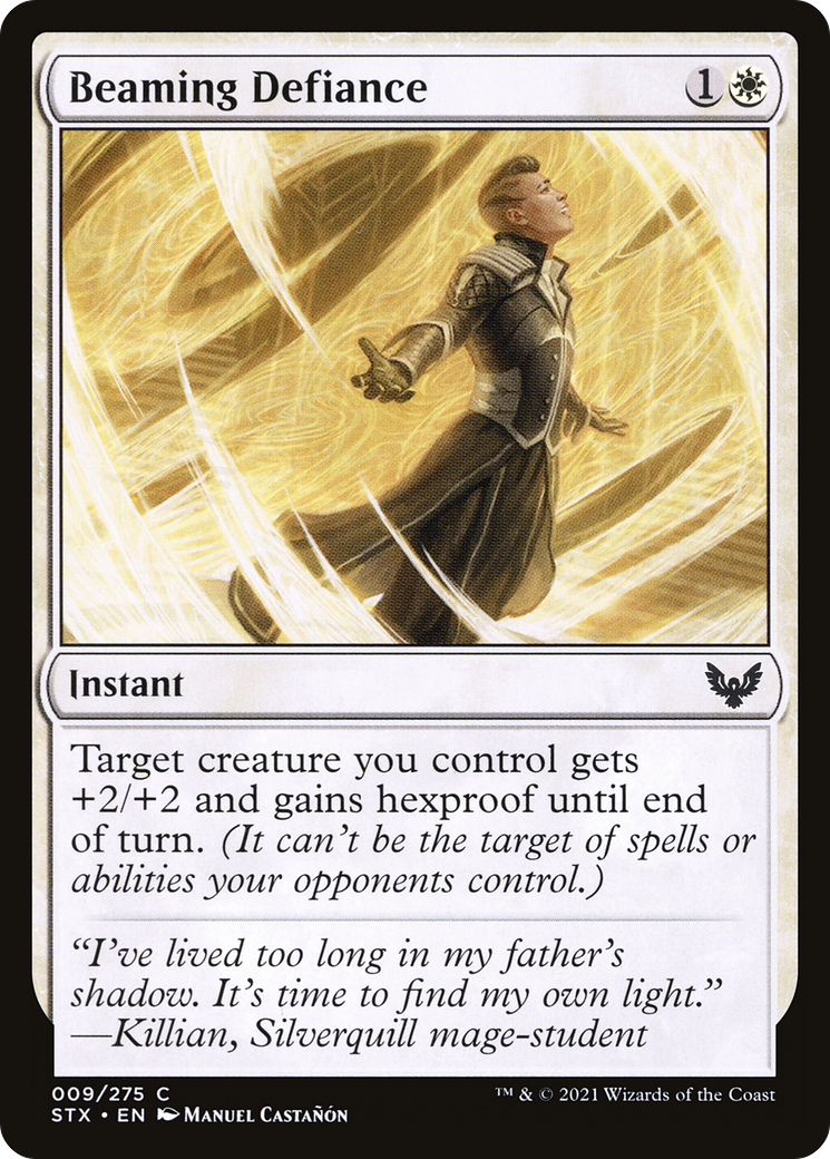 Beaming Defiance [Strixhaven: School of Mages]-1