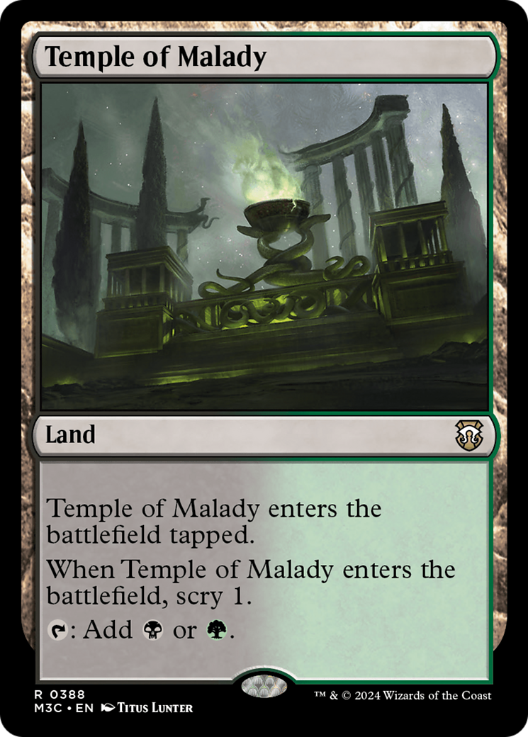 Temple of Malady [Modern Horizons 3 Commander]-1