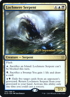 Lochmere Serpent [Throne of Eldraine Prerelease Promos]-1