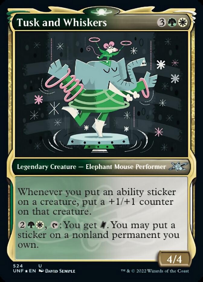 Tusk and Whiskers (Showcase) (Galaxy Foil) [Unfinity]-1