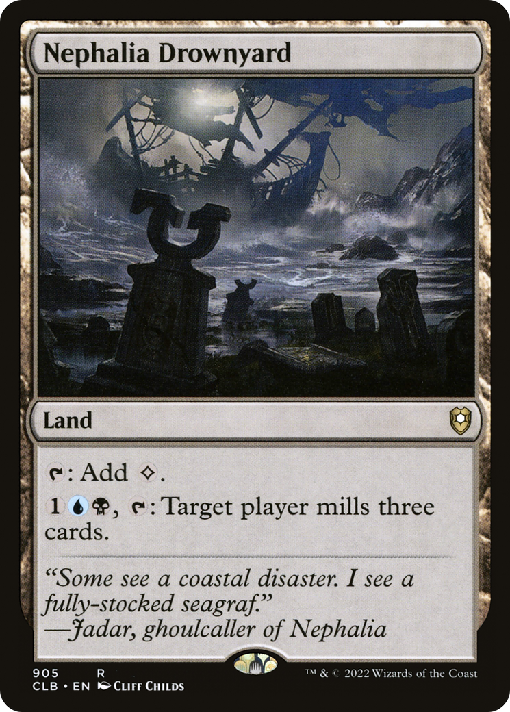 Nephalia Drownyard [Commander Legends: Battle for Baldur's Gate]-1