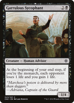 Garrulous Sycophant [Conspiracy: Take the Crown]-1