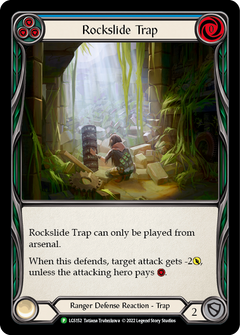 Rockslide Trap (Blue) [LGS152] (Promo)  Rainbow Foil-1