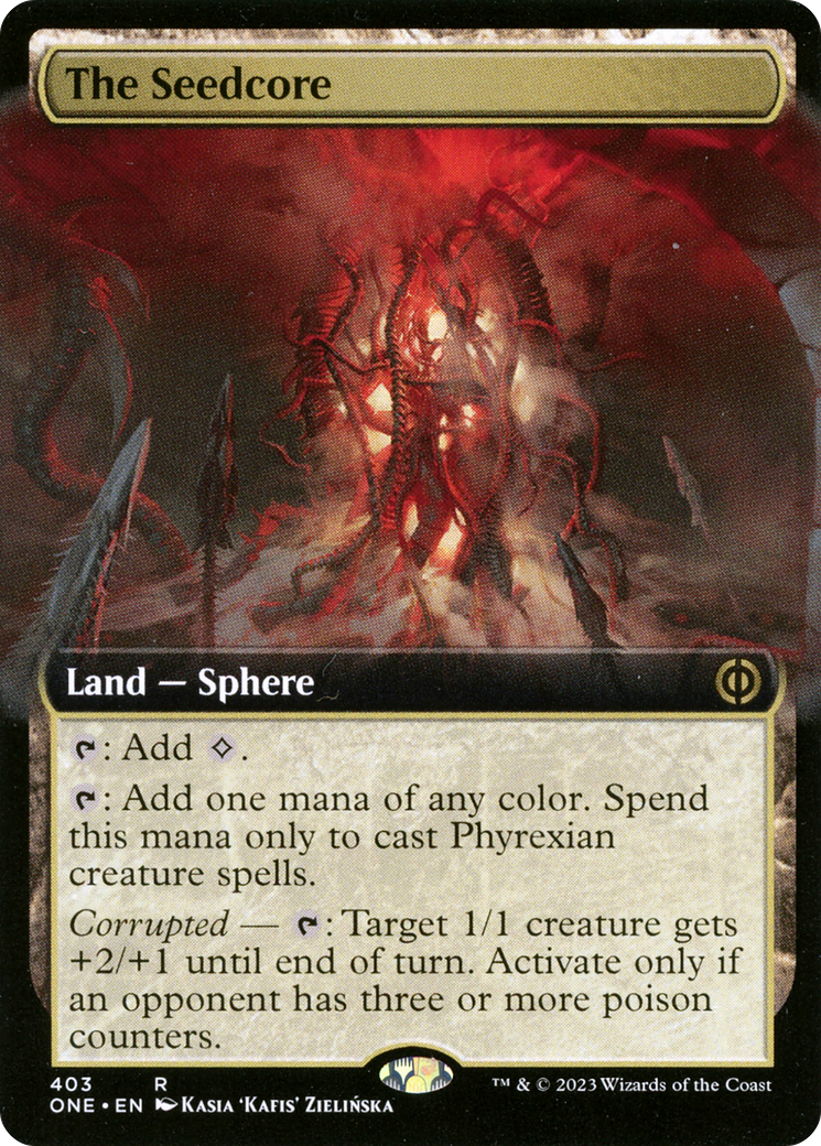 The Seedcore (Extended Art) [Phyrexia: All Will Be One]-1
