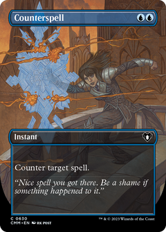 Counterspell (Borderless Alternate Art) [Commander Masters]-1