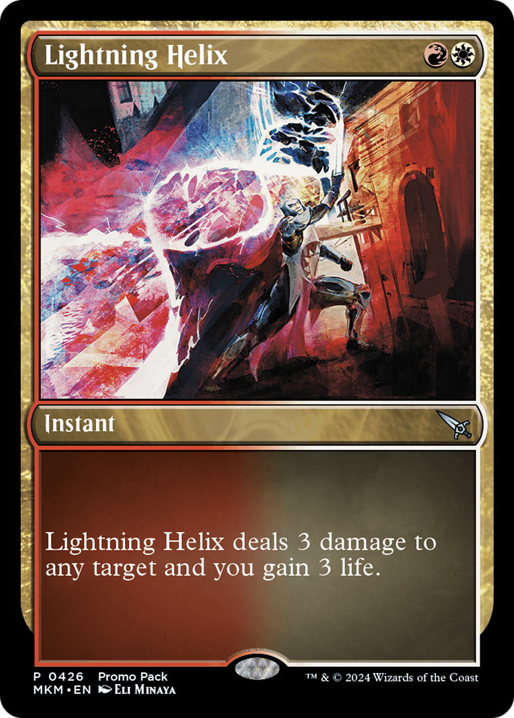 Lightning Helix (Promo Pack) [Murders at Karlov Manor Promos]-1