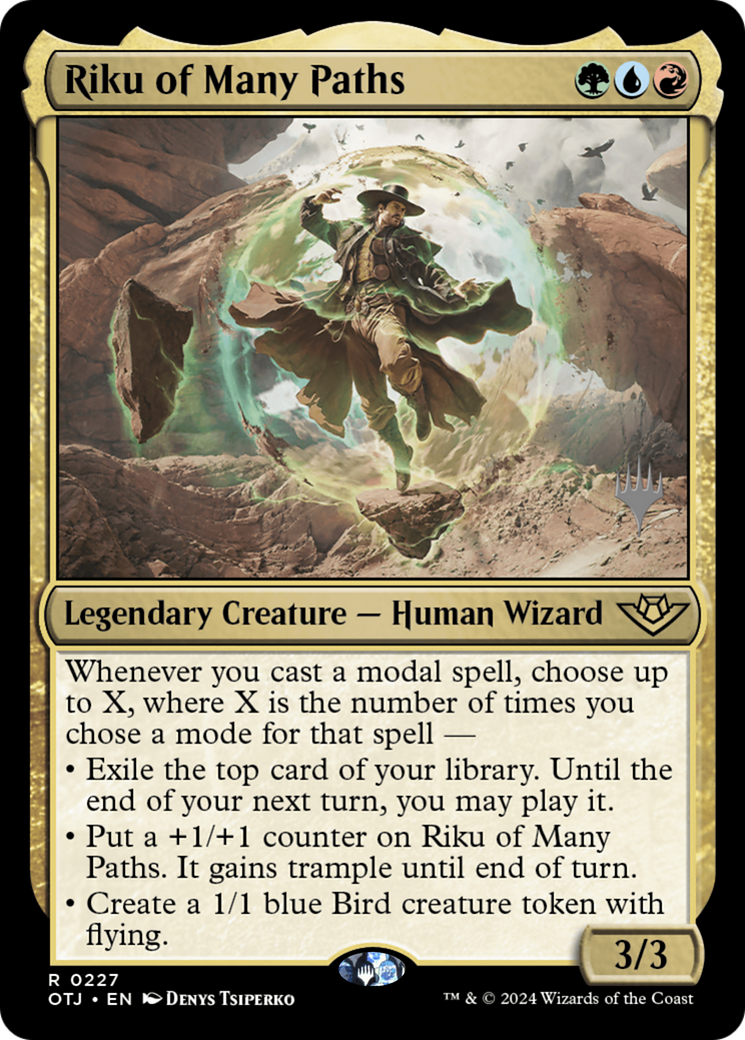 Riku of Many Paths (Promo Pack) [Outlaws of Thunder Junction Promos]-1