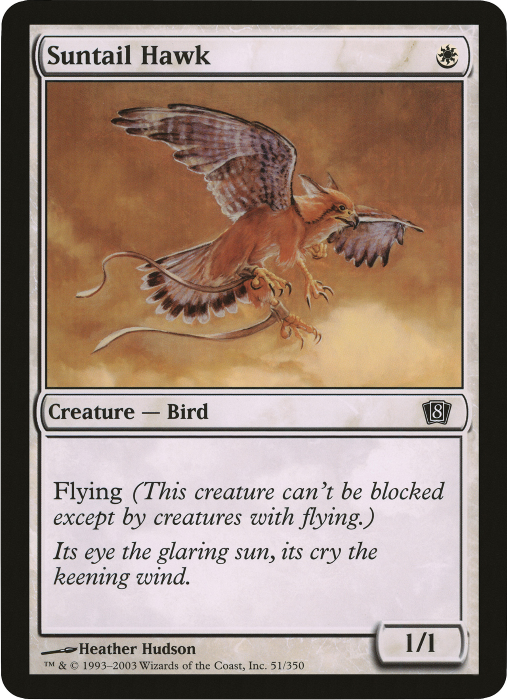 Suntail Hawk (Oversized) [Eighth Edition Box Topper]-1