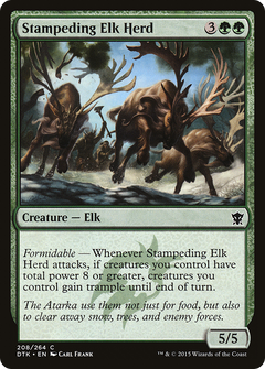 Stampeding Elk Herd [Dragons of Tarkir]-1