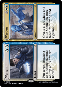Warrant // Warden (RVR-240) - Ravnica Remastered-1