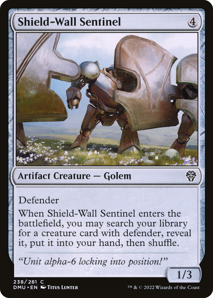 Shield-Wall Sentinel [Dominaria United]-1