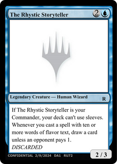 The Rhystic Storyteller (UNK-RU72) - Unknown Event-1