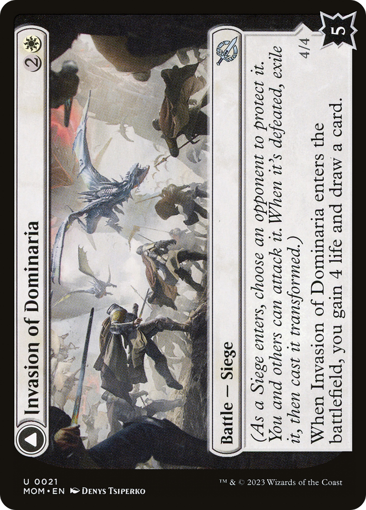 Invasion of Dominaria // Serra Faithkeeper [March of the Machine]-3