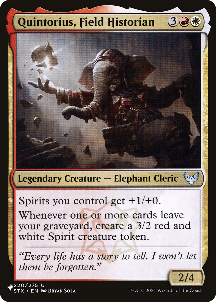 Quintorius, Field Historian [The List]-1