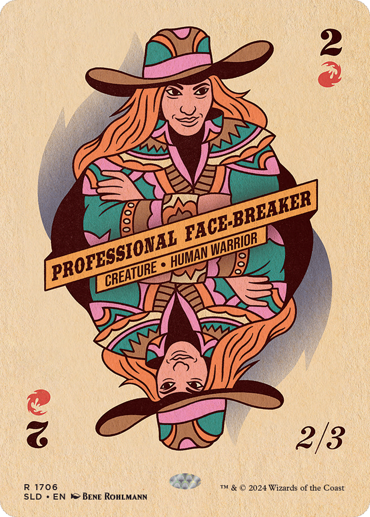 Professional Face-Breaker (SLD-1706) - Secret Lair Drop (Borderless) Foil-1