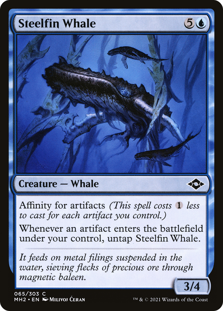 Steelfin Whale [Modern Horizons 2]-3