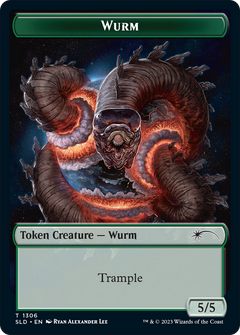 Wurm Token (SLD-1306) - Secret Lair Drop Foil-1