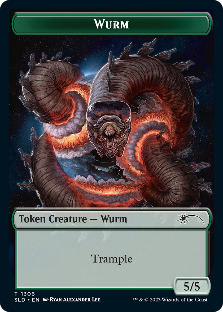 Wurm Token (SLD-1306) - Secret Lair Drop Foil-1