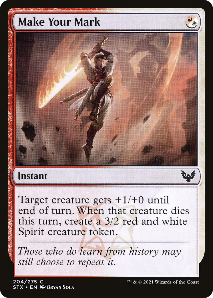 Make Your Mark [Strixhaven: School of Mages]-1
