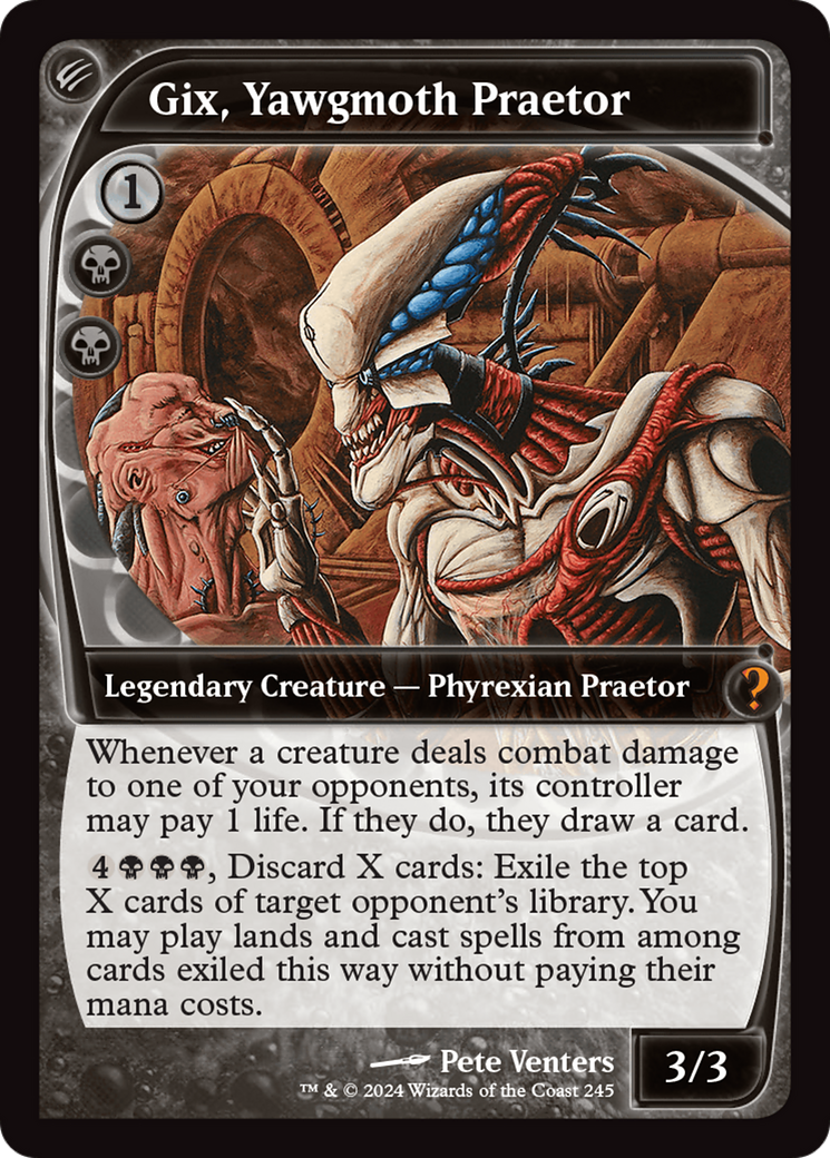 Gix, Yawgmoth Praetor (Future Sight) [Mystery Booster 2]-1