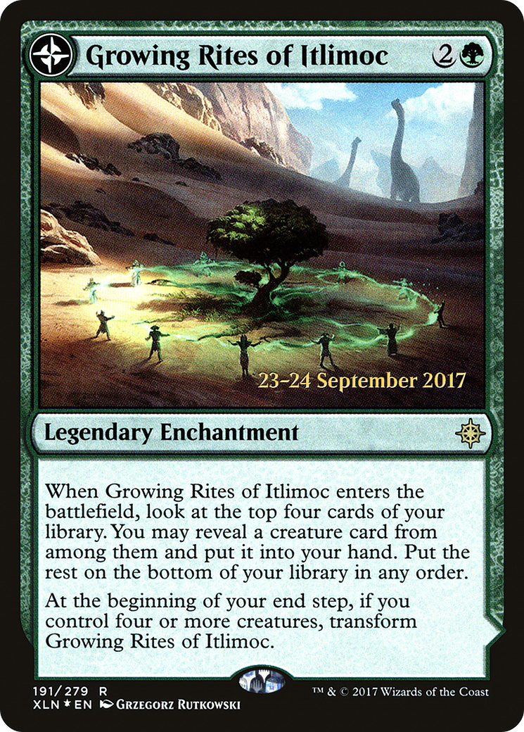 Growing Rites of Itlimoc // Itlimoc, Cradle of the Sun [Ixalan Prerelease Promos]-3