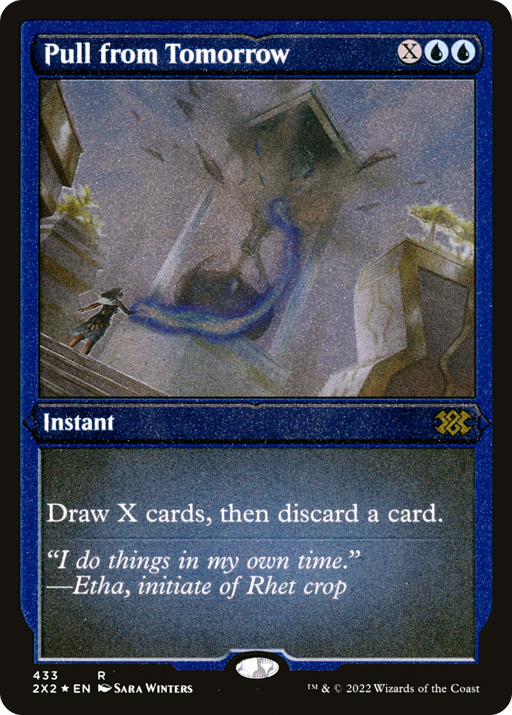 Pull from Tomorrow (Foil Etched) [Double Masters 2022]-1