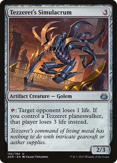Tezzeret's Simulacrum (AER-193) - Aether Revolt Foil-1