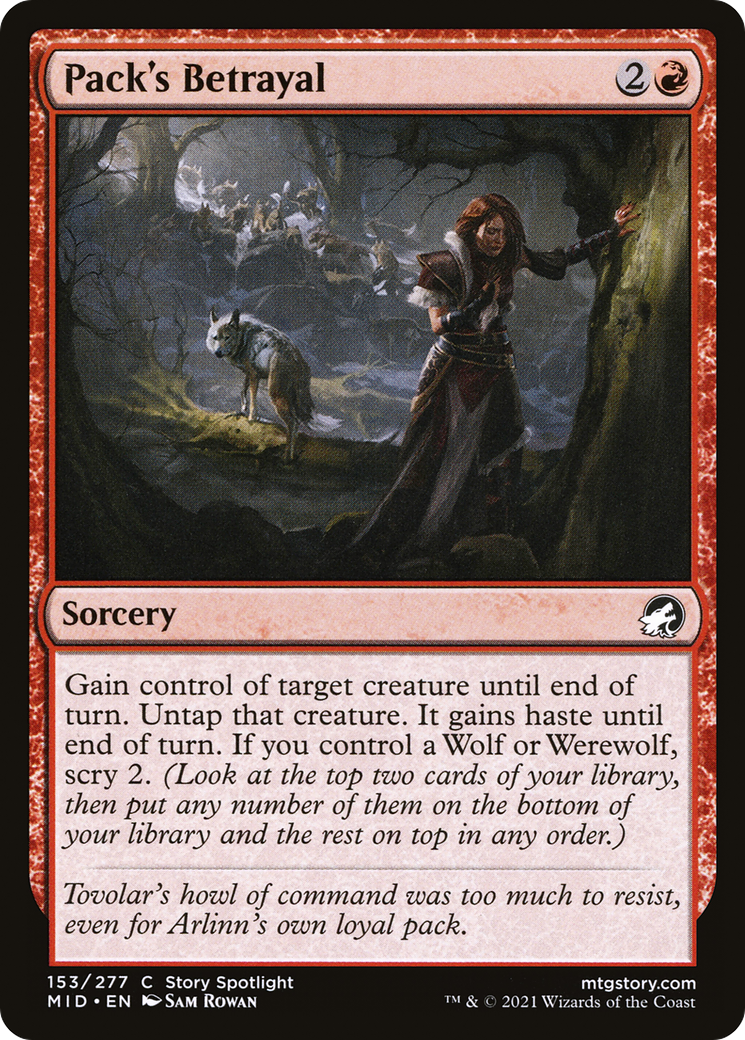 Pack's Betrayal [Innistrad: Midnight Hunt]-1