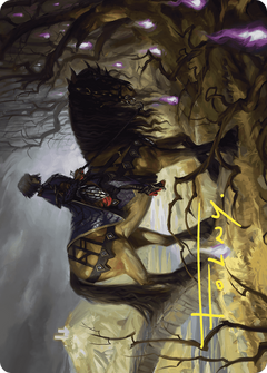 Rowan's Grim Search // Rowan's Grim Search (AWOE-013) - Wilds of Eldraine Art Series (Borderless)-1