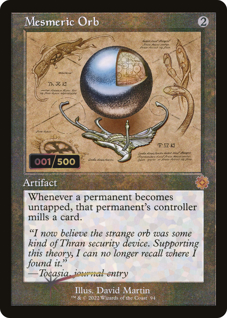 Mesmeric Orb (Retro Schematic) (Serialized) [The Brothers' War Retro Artifacts]-1