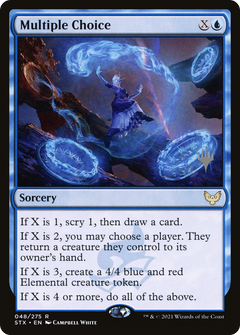 Multiple Choice (Promo Pack) [Strixhaven: School of Mages Promos]-1