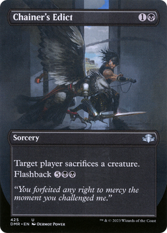 Chainer's Edict (Borderless Alternate Art) [Dominaria Remastered]-1