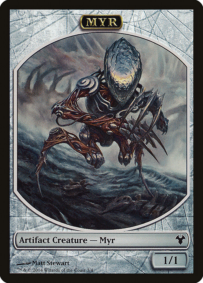 Myr // Spirit Double-Sided Token [Modern Event Deck 2014 Tokens]-3