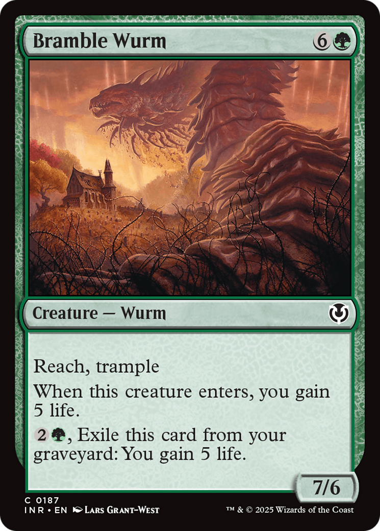 Bramble Wurm [Innistrad Remastered]-1