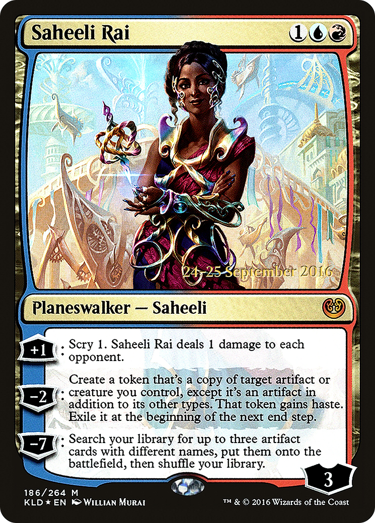 Saheeli Rai [Kaladesh Prerelease Promos]-1