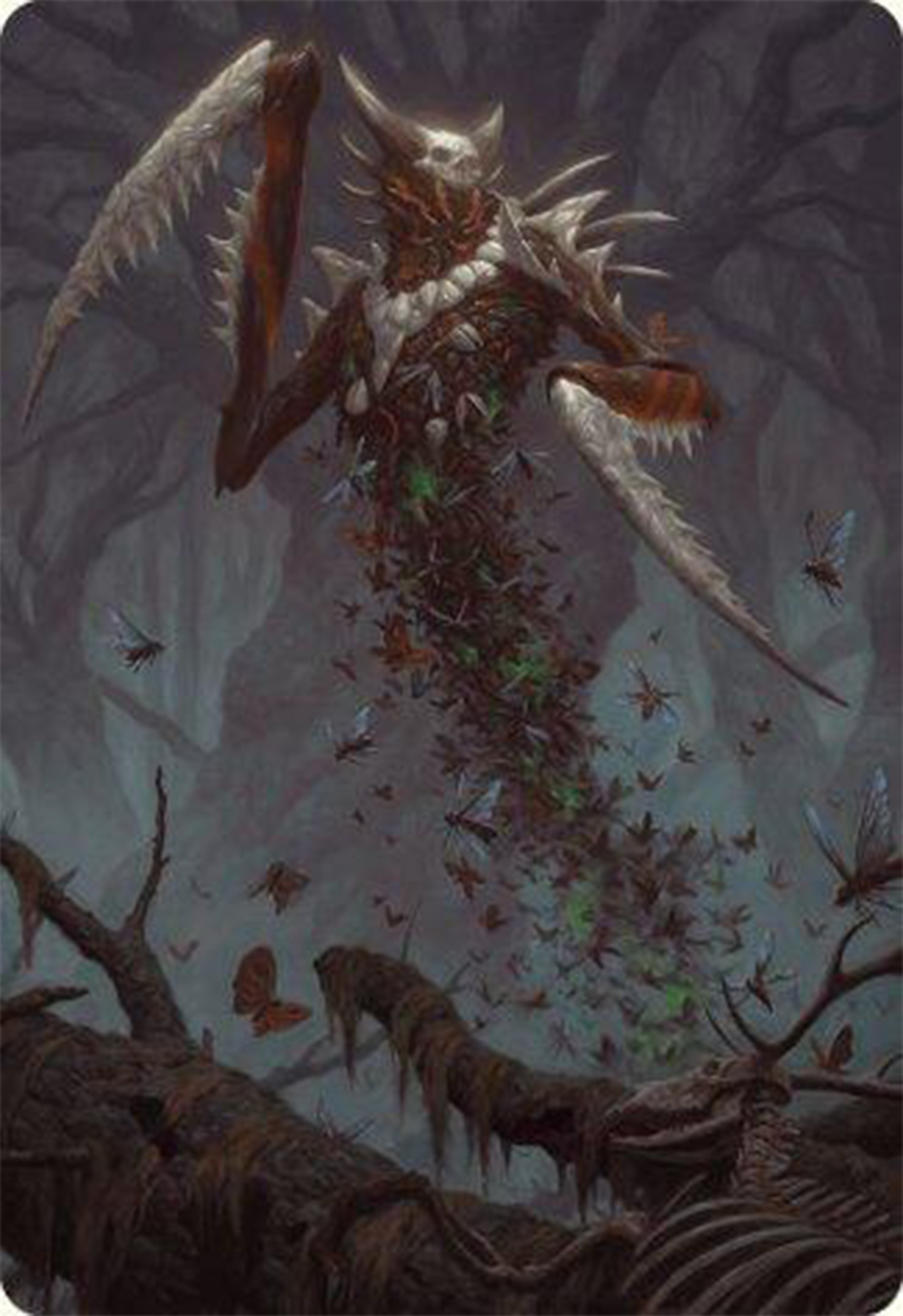 Grist, the Plague Swarm Art Card [Modern Horizons 3 Art Series]-1