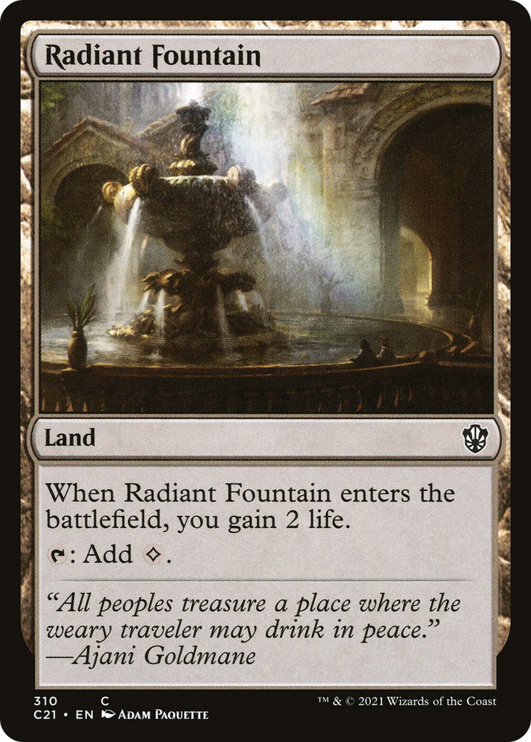 Radiant Fountain [Commander 2021]-1