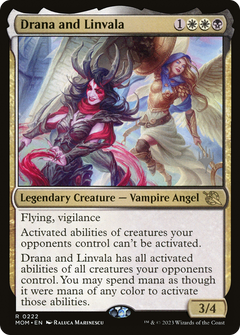 Drana and Linvala (Promo Pack) [March of the Machine Promos]-1