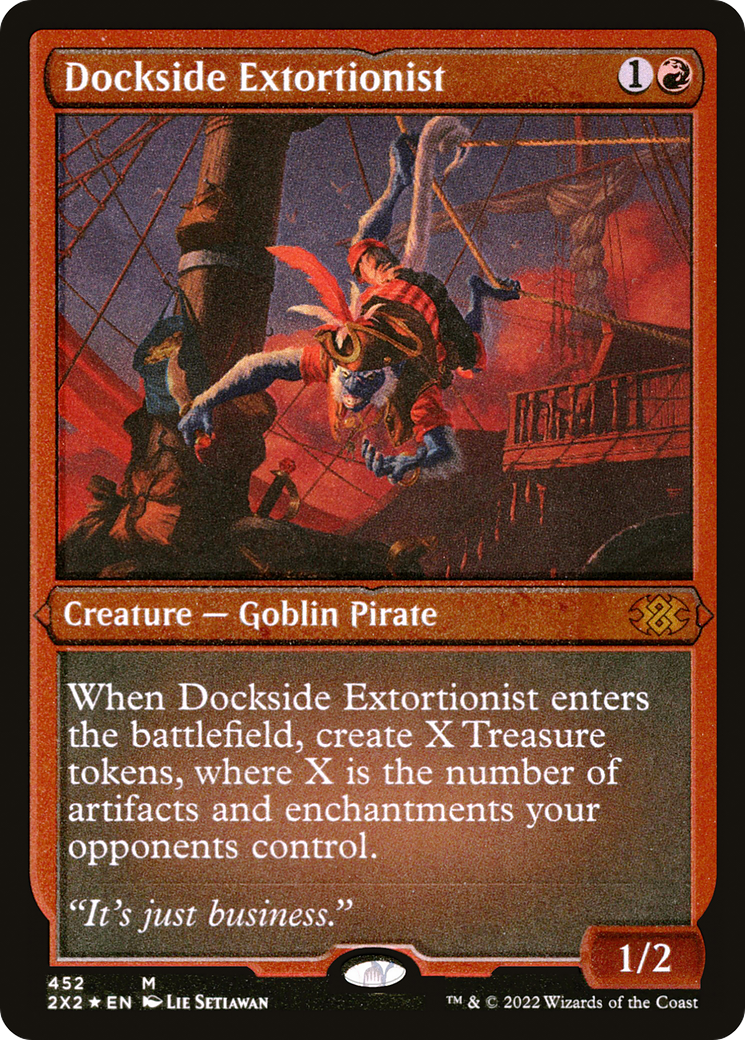 Dockside Extortionist (Foil Etched) [Double Masters 2022]-1
