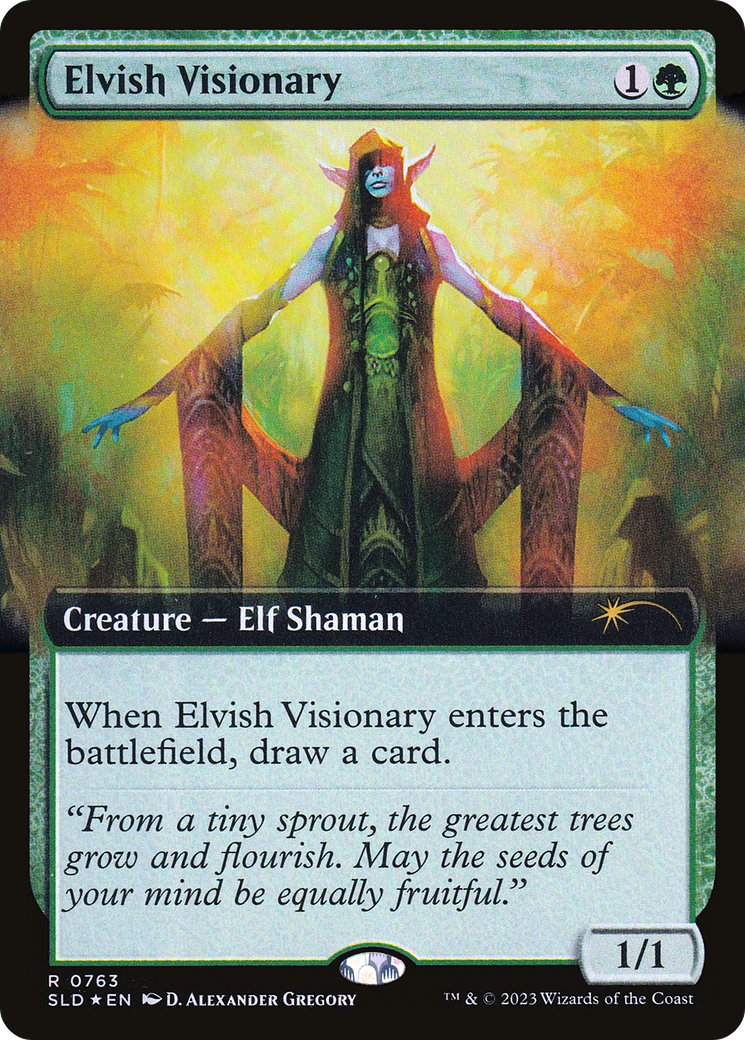 Elvish Visionary (Extended Art) [Secret Lair Drop Series]-1